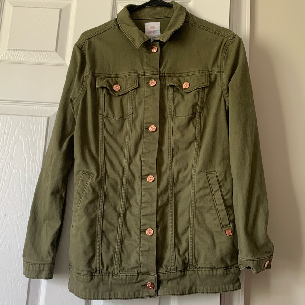Green Jean Jacket 🧥